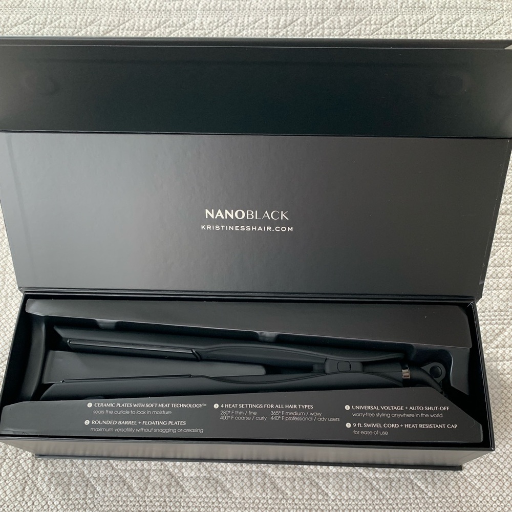 Kristin Ess Hair Nano Black 3-in-1 flat iron